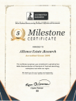 Milestone Certificate